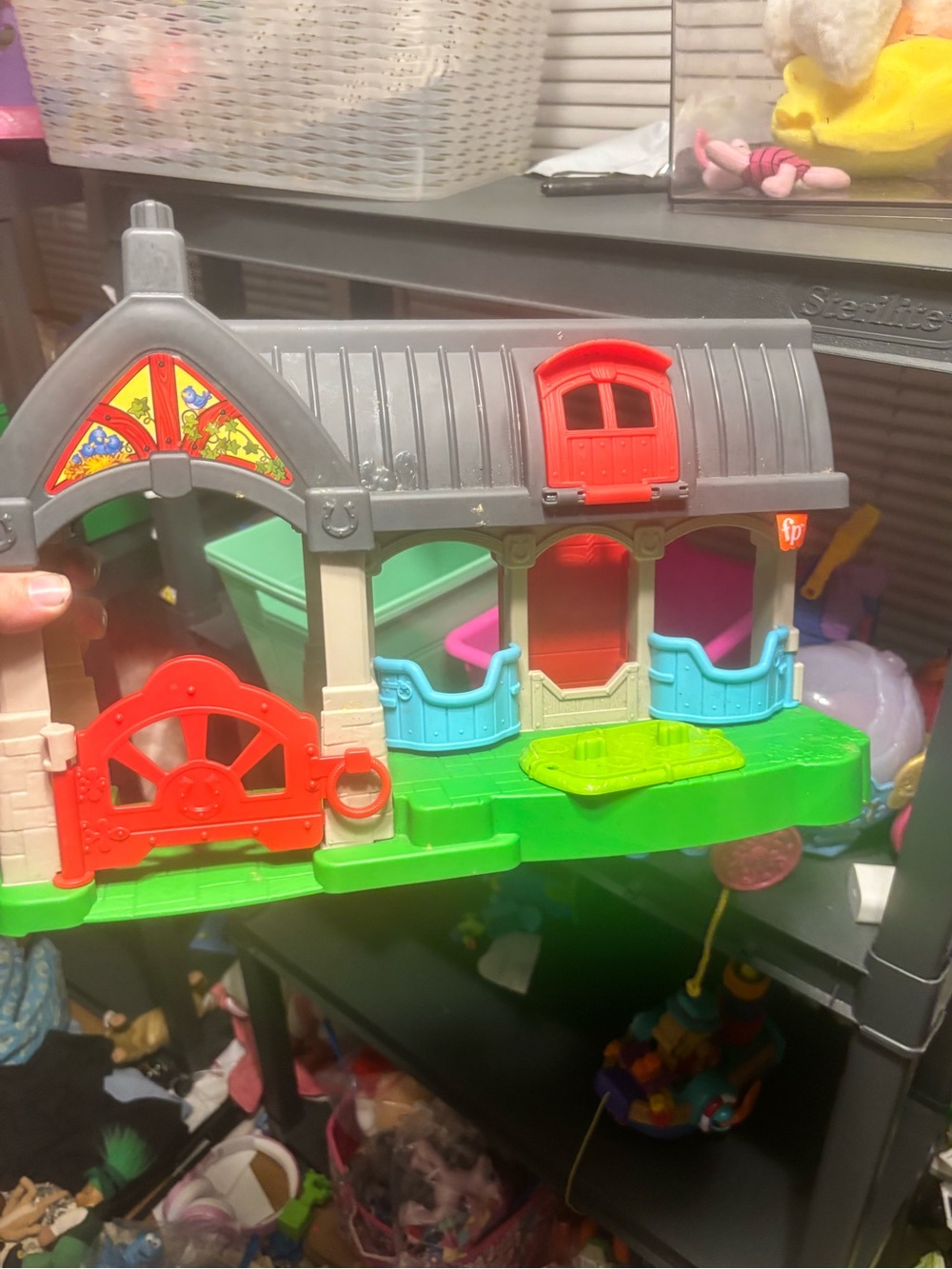 Fisher-Price Little People Friendly Horses Stable Playset